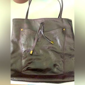 Latico beautiful VERY soft genuine leather (dark purple) tote purse